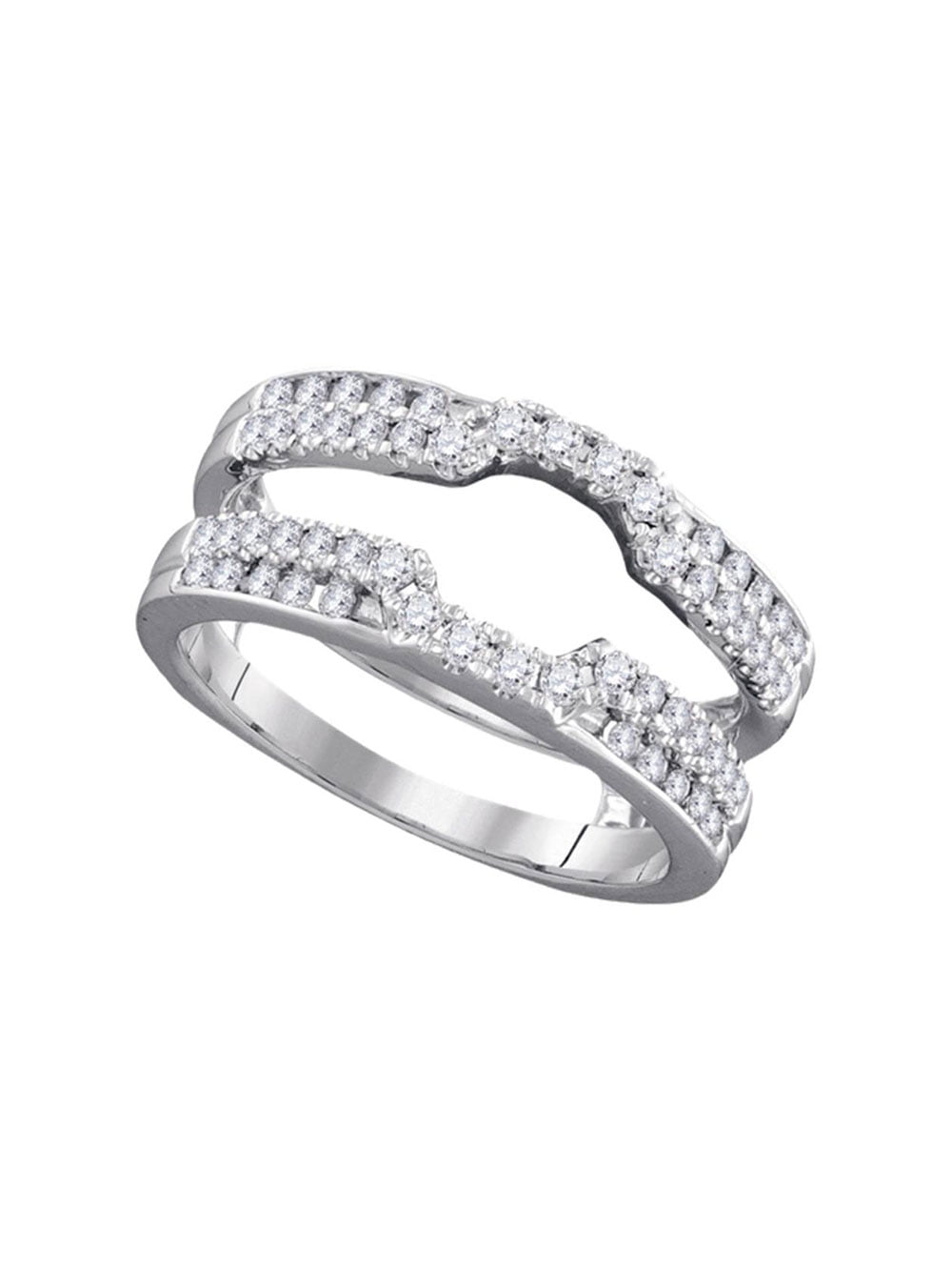 solitaire enhancer wedding band