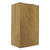 General 1/8 BBL Paper Grocery Bag 57 lb Kraft Standard 10 1/8 x6 3/4 x14 3/8 500 bags SK1857