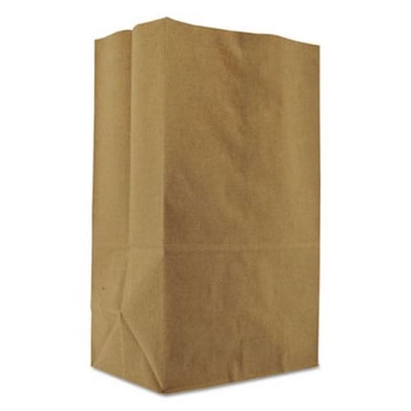 General 1/8 BBL Paper Grocery Bag 57 lb Kraft Standard 10 1/8 x6 3/4 x14 3/8 500 bags SK1857