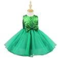 thumbnail image 4 of YiZYiF Kids Girls Sequins Bowknot Wedding Birthday Party Princess Dress,Sizes 2-14, 4 of 6