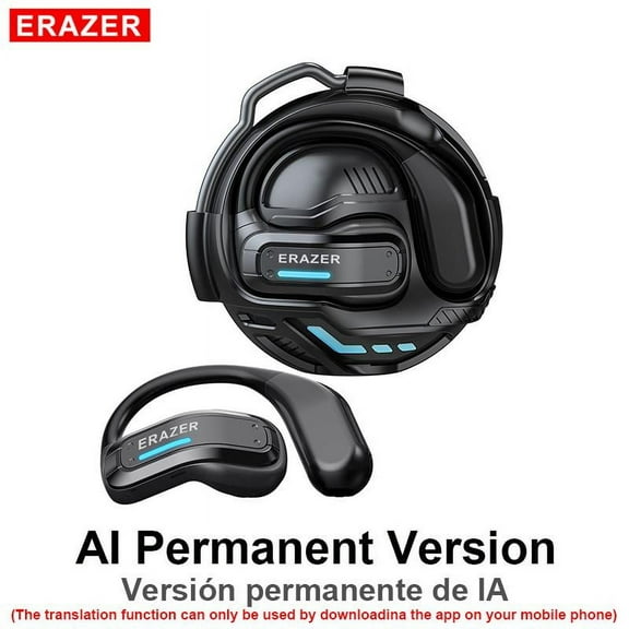 ERAZER X8 OWS Translation Wireless Bluetooth Earphones Support 135 Languages Real Time Bluetooth Translation Playing Music Phone Calls Headphones & Meeting Summary Earbuds