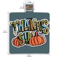 thumbnail image 2 of Thanksgiving Canvas Picnic Mat Waterproof and Portable for Outdoor Beach Camping Hiking - Large Size Foldable Blanket with Carrying Strap - for Family and Friends Enjoyment, 2 of 6