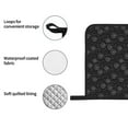 thumbnail image 4 of Cauagu Flying Dandelion Print Oven Mitts and Pot Holders 4 pcs Set,Extra Thicken Long Kitchen Oven Glove Potholders BBQ Gloves-Oven Mitts and Pot Holders(11 Inch), 4 of 6