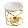 thumbnail image 3 of Essential Oil Burner Fragrance Holder Tealight Holder Essential Oil Diffuser Oil Gold, 3 of 9