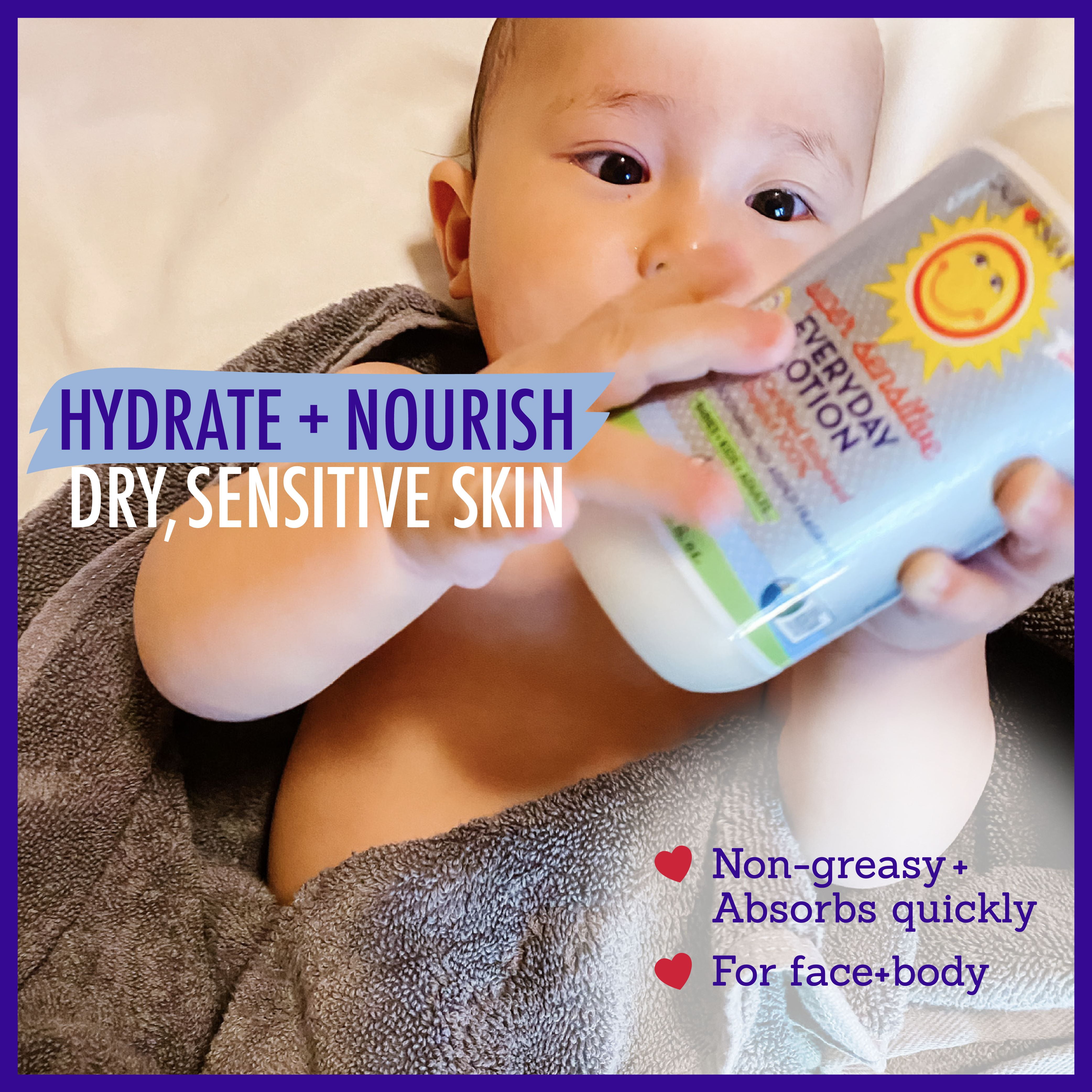 California Baby Super Sensitive Unscented Lotion | 100% Plant-Based Moisturizer | Baby Lotion For Newborn | Hypoallergenic Baby Lotion | 8.5 oz