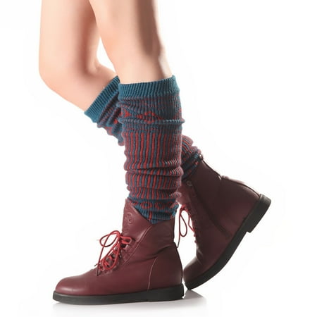 

Yinguo Stocking Women Leg Stripe Knitted Trim Pair 1 Winter Autumn Socks Socks