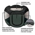 thumbnail image 4 of Corral portátil para perros y tienda para gatos Furhaven Hunter Verde pequeño, 4 of 8