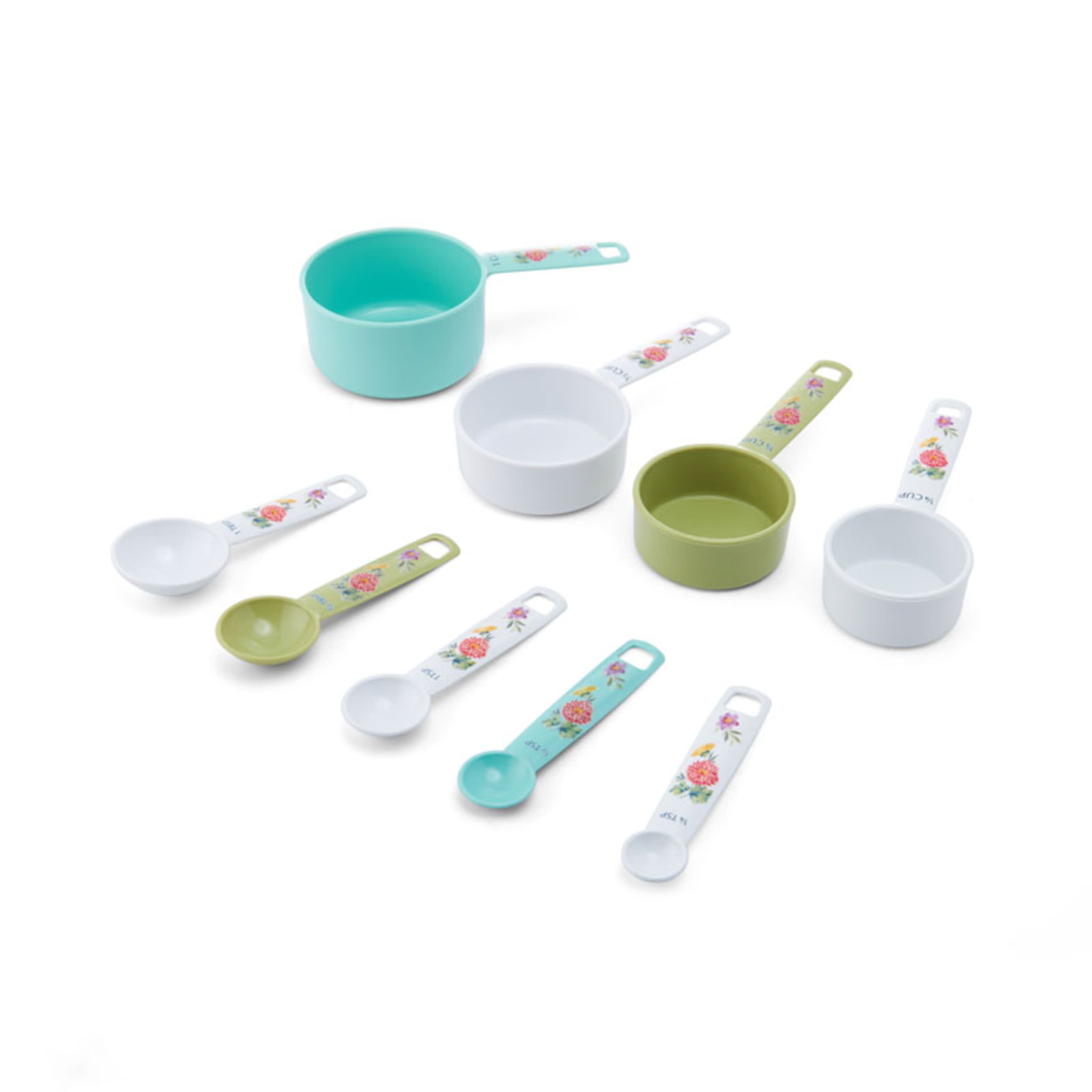The Pioneer Woman, Kitchen, Pioneer Woman Floral Measuring Cups Spoons  New