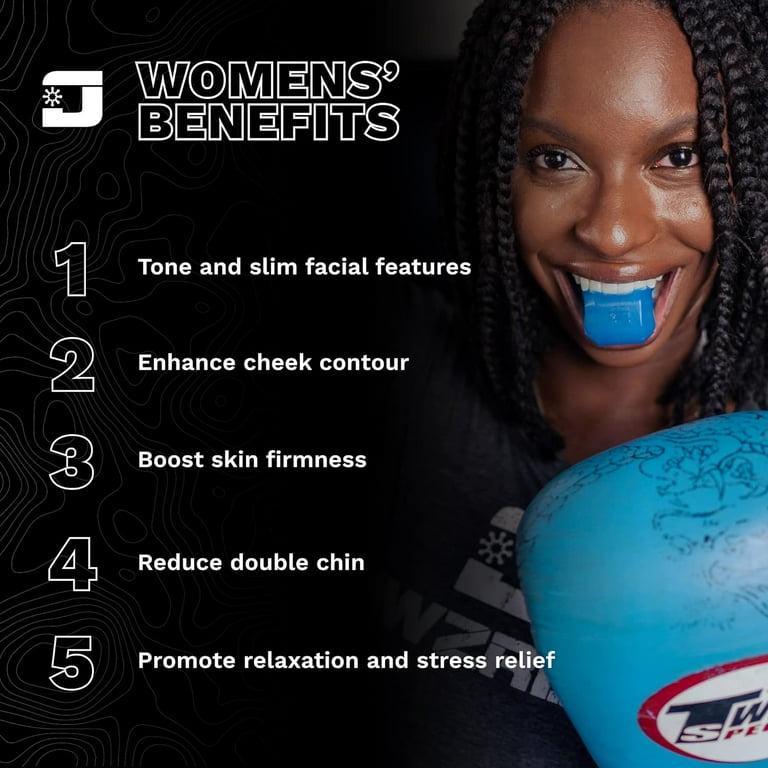 Jawzrsize Pop N Go Ladies Kit with 2 Size Levels including Small and Large 20 LBS of Resistance Jaw Exerciser Walmart
