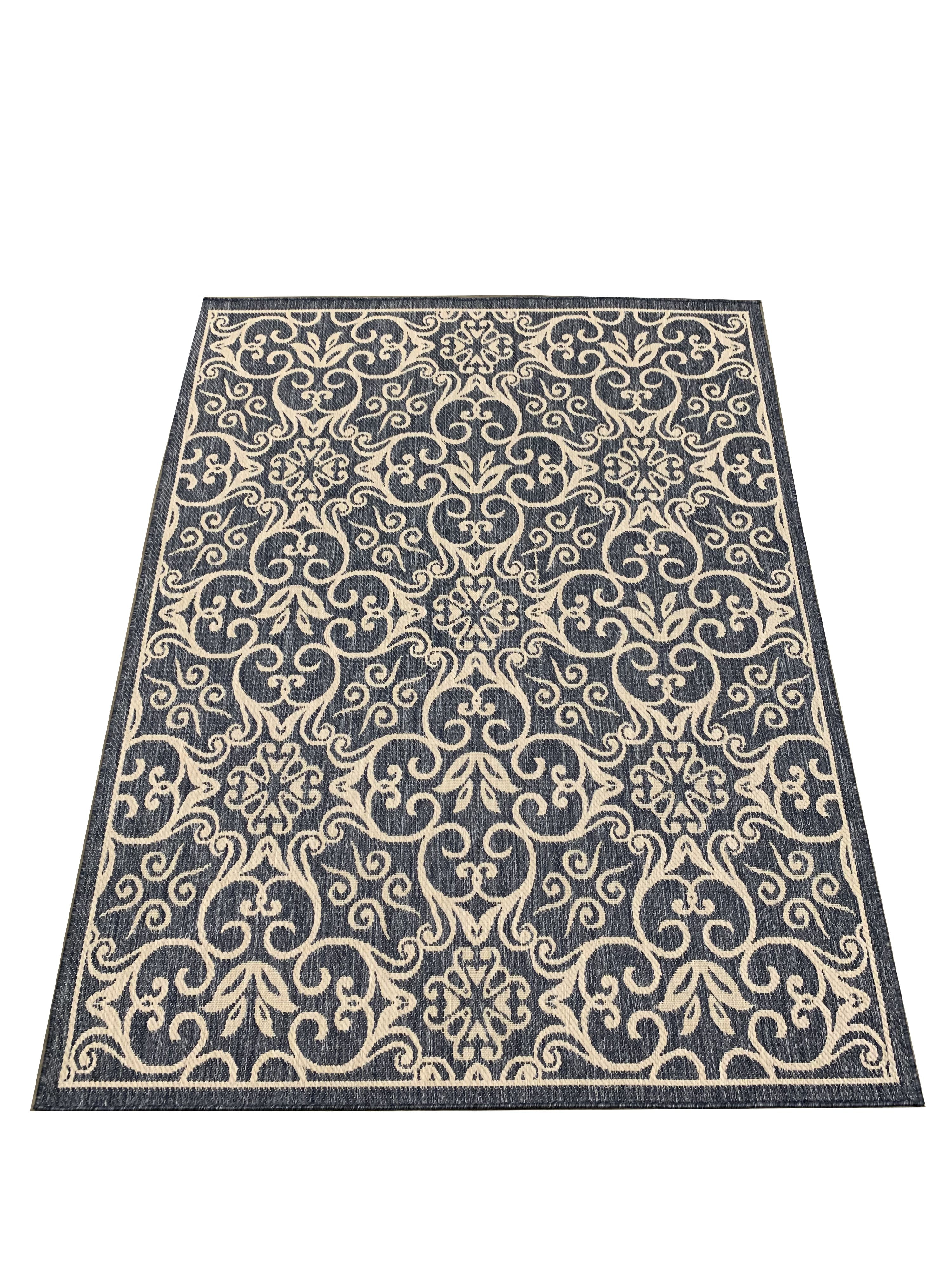 Contemporary Indoor / Outdoor Sisal Area Rug by Benissimo NonSkid