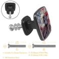 thumbnail image 3 of 4 Pcs Cabinet Handle Drawer Pulls Eagle and American Flag Knobs with Screws Square Furniture Office Cabinet Knob Decoration, 3 of 8