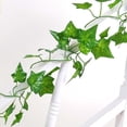 thumbnail image 6 of QHUDLV Artificial Plants Decor Green Silk Hanging Vines Fake Leaf Garland Leaves Party Room Garden Decoration For Wedding, 6 of 9