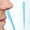 Blue, variant on Dual-Head Nose Hair Scissors, Yellow A, 1 Pcnose Hair Clipper Manual Nose Hair Trimmer with 360 Rotating Cleaning Double Brush Head Nose Hair Clipper Available in 4 Colors, Easter Makeup Organizers