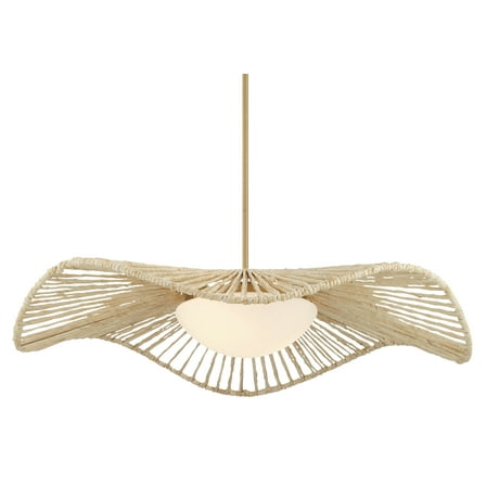 Minka Lavery 143 Longfield 36" Wide Multi Light Pendant - Brass