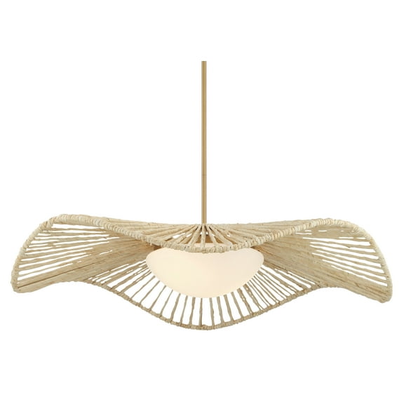 Minka Lavery 143 Longfield 36" Wide Multi Light Pendant - Brass