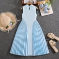 thumbnail image 5 of Angala Everyday And Party Dress For Girls Sleeveless Crew Neck Solid Color Girls Back To School Dresses, 5 of 9