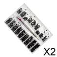 thumbnail image 1 of Micro tornillos,Juego de 18 tipos de microtornillos para computadora portátil,Mini herramienta manual de surtido de tornillos pequeños,Tornillos de máquina pequeños Electrónica Acero, 1 of 8