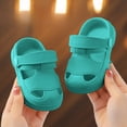 thumbnail image 2 of Boys Girls Toddler Cloud Wide Slides Soft Comfy Summer Shower Slippers Non-Slip Lightweight Beach Pool Sandals Quick Dry Indoor Outdoor Slip-On Shoes Gibobby,5,Yellow, 2 of 5