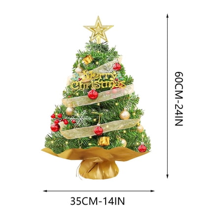 DIY Christmas Tree Tabletop Decoration Kit for Holiday Home Office Classroom Party
