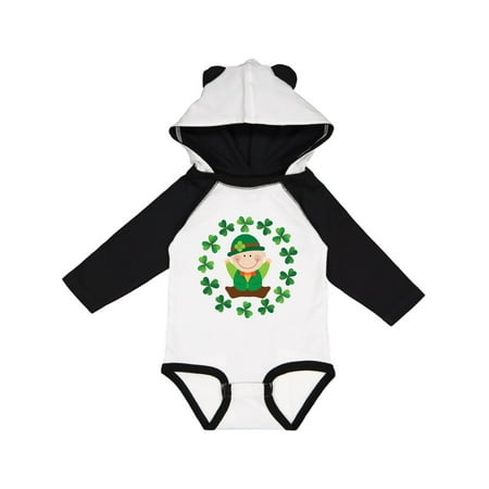 

Inktastic St Patricks Irish Leprechaun Gift Baby Boy or Baby Girl Long Sleeve Bodysuit