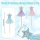thumbnail image 2 of 3 varitas de hadas con purpurina de 3 colores, varitas de princesa estrella, varitas de hadas de ángel con lentejuelas de poliéster de colores, decoración mágica con luces espolvoreadas, 2 of 8