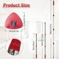 thumbnail image 4 of Mop Handle for Ocedar, Mop Handle for O Cedar, Spin Mop Replacement Handle for O Cedar, 4-Section Spin Mop Handles and Base for Ocedar, 30" to 58" Mop Stick Pole Handle and Base for Ocedar Spin Mop, 4 of 6