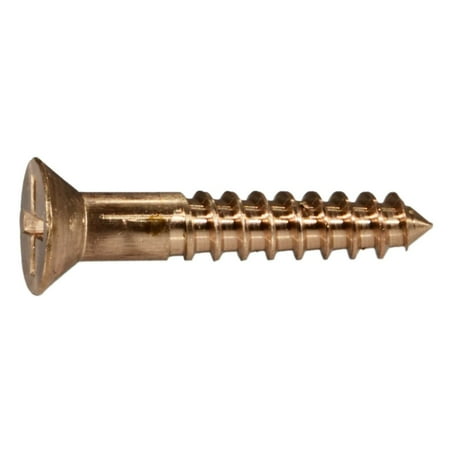 

#12 x 1-1/4 Silicon Bronze Phillips Flat Head Wood Screws (3 pcs.)