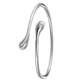 thumbnail image 4 of Pulsera de brazalete abierta, brazalete simple con forma de gota de agua, joyería, regalos para mujeres, 4 of 7