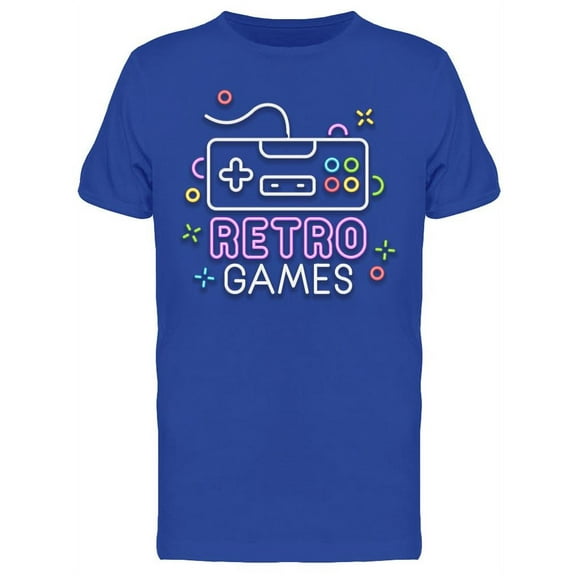 Retro Games T-Shirt Men -Image by Shutterstock, Male XX-Large