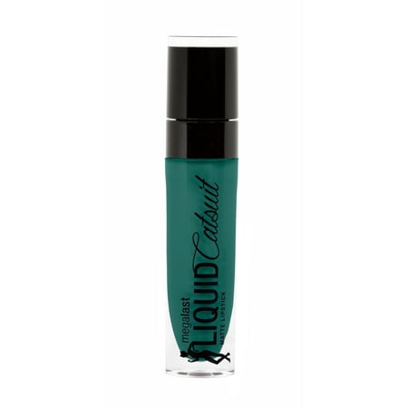 wet n wild MegaLast Liquid Catsuit Matte Lipstick, Emerald (Best Jeffree Star Lipsticks For Dark Skin)