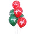 thumbnail image 1 of 20 Pcs Ballons de Noël 12 Po Motif Dessin Animé Ballons de Fête Ballons en Latex, 1 of 10
