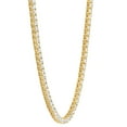 thumbnail image 2 of Pompeii 20Ct Round Diamond Tennis Necklace 14k Yellow Gold Lab Grown (EF,VS), 2 of 5