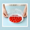 thumbnail image 4 of Naiovety 100 piezas cubierta de comida desechable refrigerador sobras película fruta fresca almacenamiento almacenamiento a prueba de polvo Almacenamiento y organización del hogar, 4 of 6