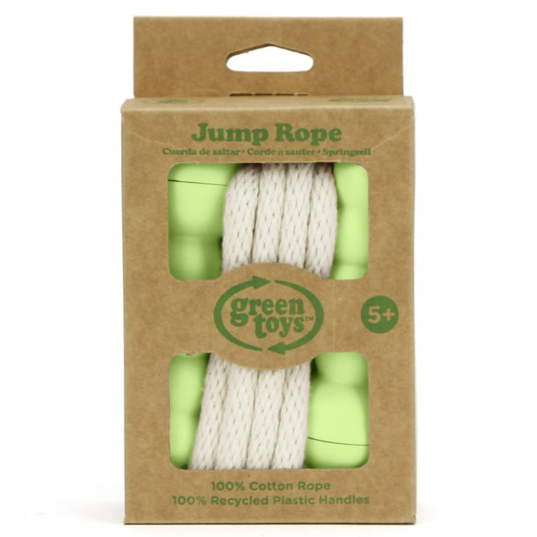 Green Toys: Jump Rope - Green & White - Active Indoor & Outdoor