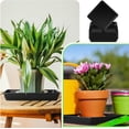 thumbnail image 6 of GIXUSIL 10Pcs 9 x 9 Inch Plastic Square Plant Saucer Large Square Plant Tray Planter Water Tray Garden Plant Pot Drainage Dish Thick Water Receiving Tray for Pots Base Indoor and Outdoor, Black, 6 of 6