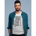 thumbnail image 2 of Bottom Thoughts T-Shirt Men -Mohsen Najafi Designs, Male Large, 2 of 4