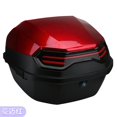 thumbnail image 1 of Motorcycle Top Case, Daily Tail Box Trunk, Waterproof Luggage Storage Carrier, Lockable Motorcycle Storage Box Carrier With Mounting Hardware For Electromobile, 1 of 6