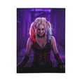 thumbnail image 2 of Harley Quinn Character Thick Blanket Cozy Soft Fuzzy Anti-pilling Flannel Throw Blanket Warm Sofa Bed Blanket 50"x40" For Adult Teen Kids, 2 of 8