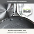 thumbnail image 3 of GreenPan Hybrid 8" Nonstick Stainless Steel Frying Pan Skillet, 3 of 4