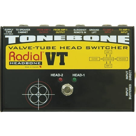 Radial Engineering Headbone VT Amp Head Switcher for Tube (Best Small Valve Amp Head)