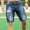 C_ Blue, variant on Mens Outdoor Shorts, Color Block Zipper Contrast Side Pockets, Drawstring Waist for Light Outdoor Leisure Activities Yellow M