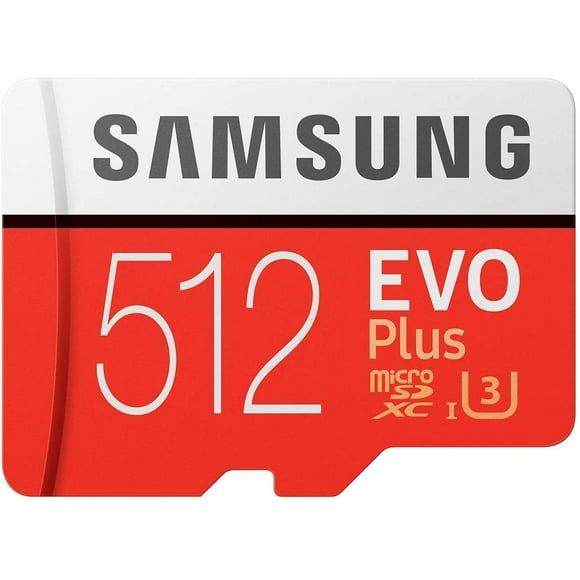 Samsung Memory MB-MC512GAEU 512 GB Evo Plus Micro SD Card with Adapter