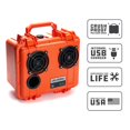 thumbnail image 2 of DemerBox DB2 Wireless Speakers Waterproof Portable Rugged Outdoor 40+ h Battery, Orange, 2 of 7