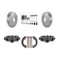 thumbnail image 1 of Transit Auto Rear Coated Brake Drum Shoes Spring and Cylinders Kit for Car 2008 Nissan Versa 4-Wheel ABS KGN-100202, 1 of 11
