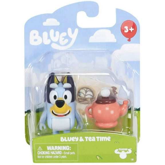 Beach Bluey & Tea Time Mini Figure 2-Pack