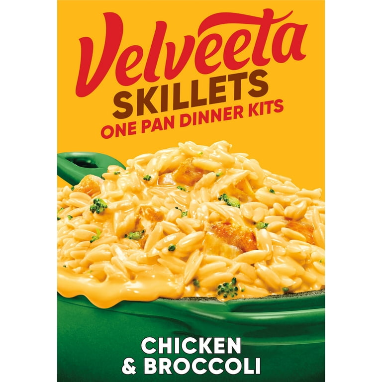 6 pack) Velveeta Skillets Chicken Pasta Dinner Kit with Broccoli