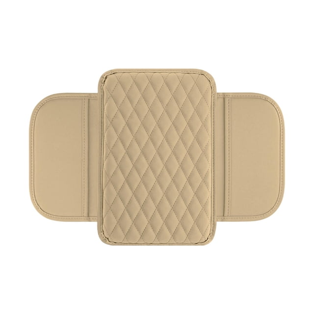 Cojín genérico para reposabrazos de coche, funda para caja de reposabrazos, almohadilla para consola central interior beige