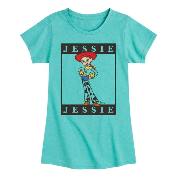 Toy Story 4 - Type Block Jessie - Toddler & Youth Girls Short Sleeve Graphic T-Shirt