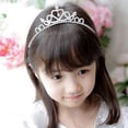 thumbnail image 2 of Diadema de Imitación de Cristal Brilnte Zulema Venda de la corona de la boda, 2 of 8