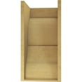 thumbnail image 4 of 12"W x 12"D x 24"H Wide Asheboro Rough Cedar Woodgrain TimberThane Corbel, Primed Tan, 4 of 6